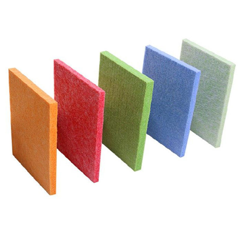 Idikit ang pag-install ng polyester fiber sound-absorbing panels