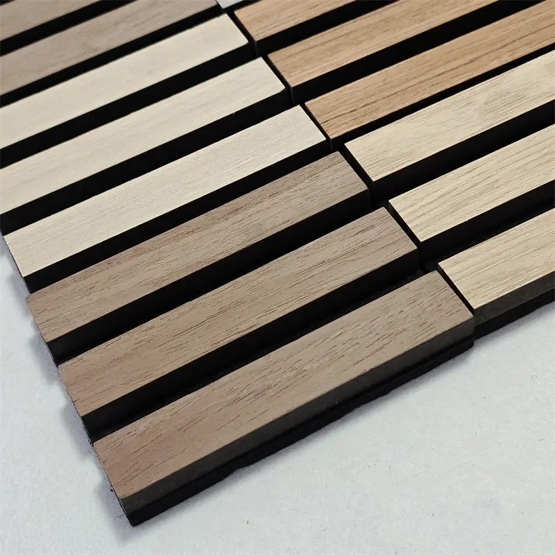 Acoustic slat wall panel