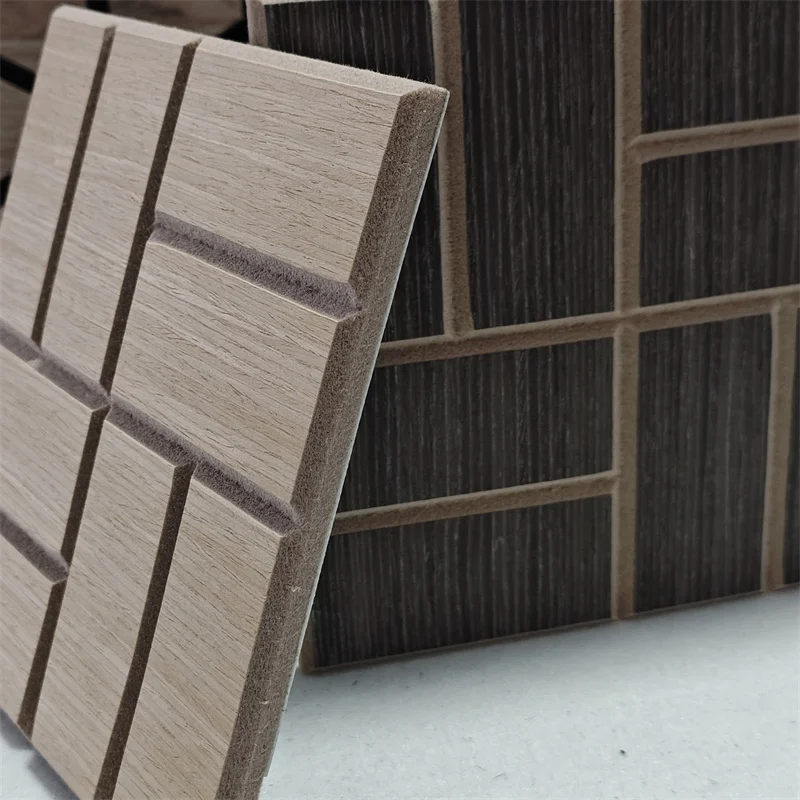 Veneer slat panel