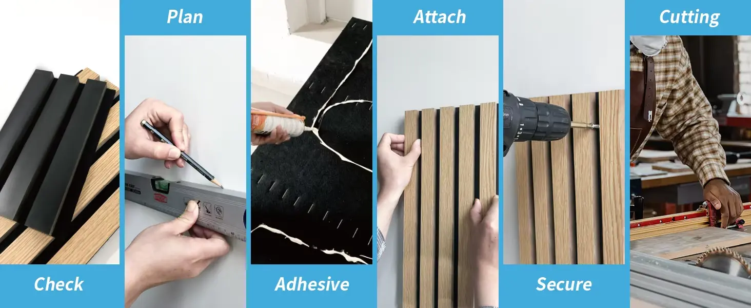 Veneer Slat Wall Panel