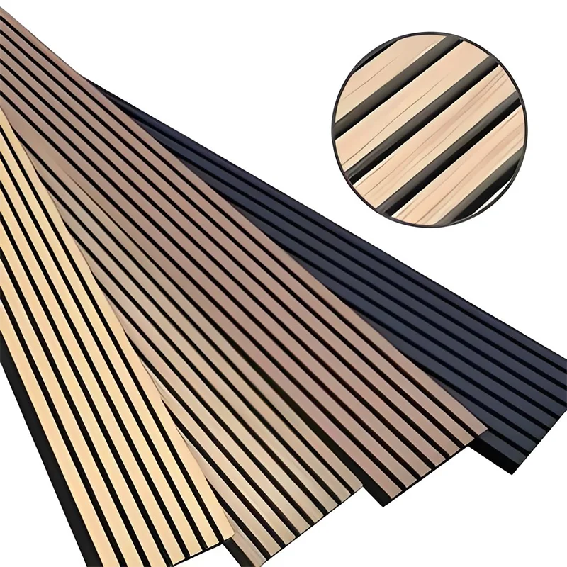 Slatted kahoy acoustic panel