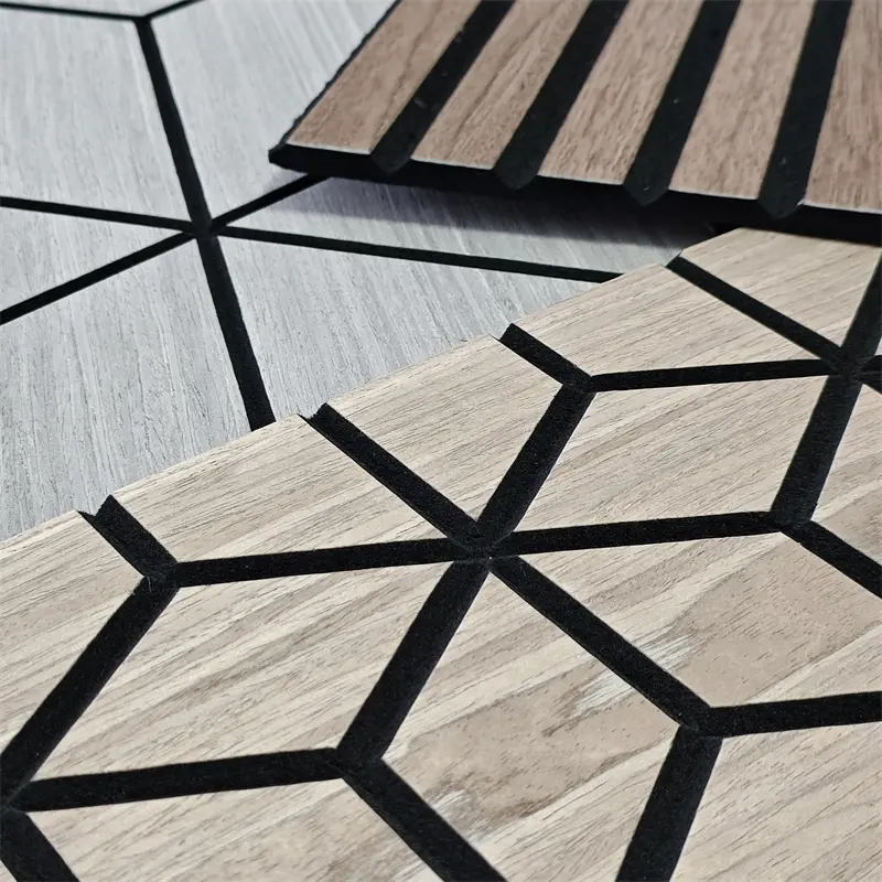 Veneer slat wall panel
